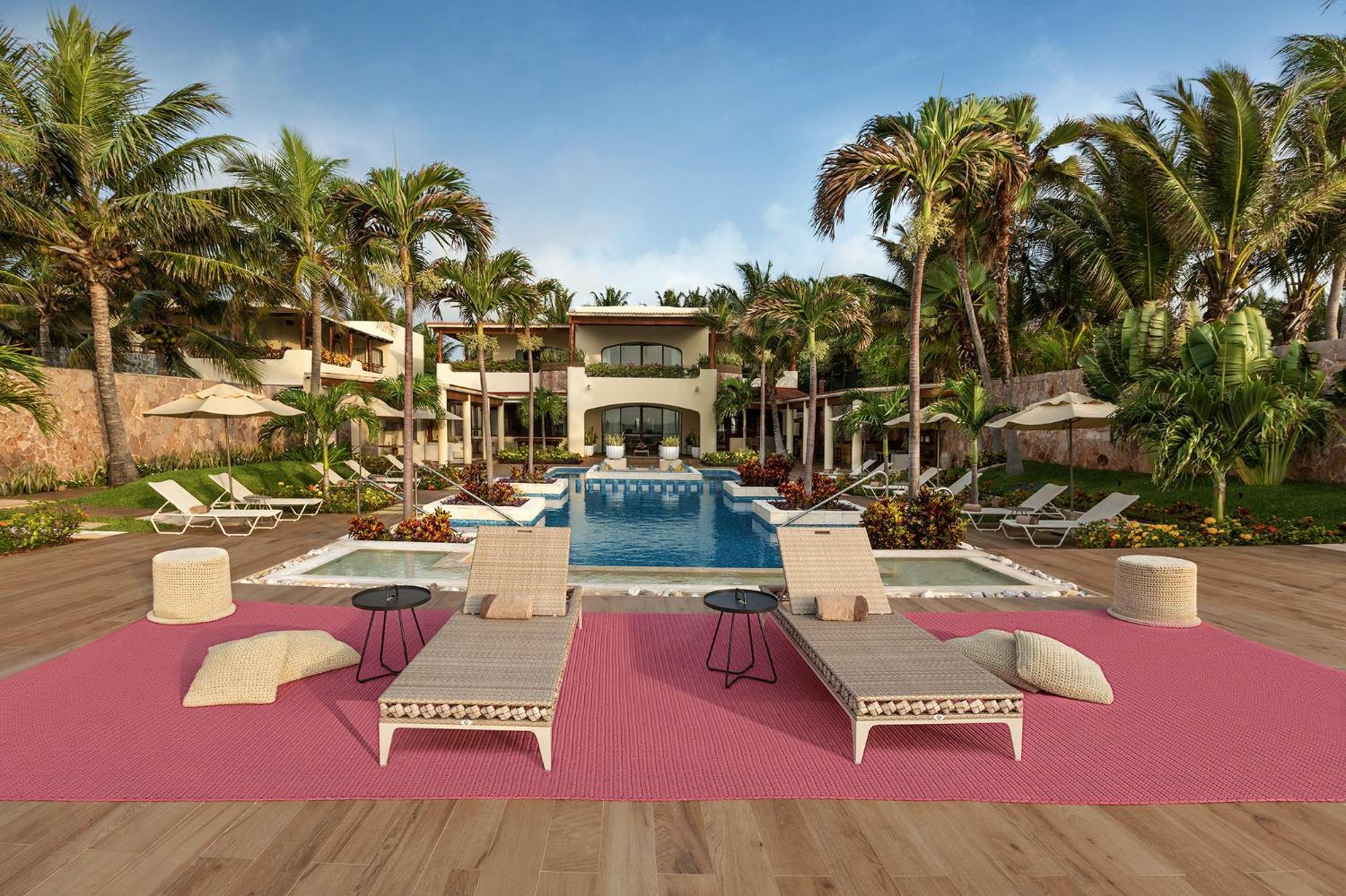 Azul Villa Casa Del Mar Puerto Morelos Exterior foto